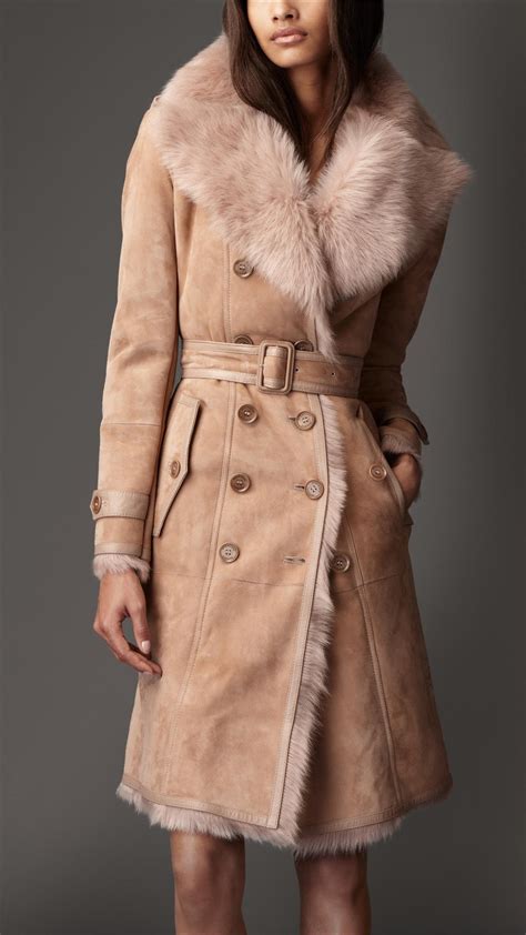 most popular burberry coat|Burberry shearling coats women's.